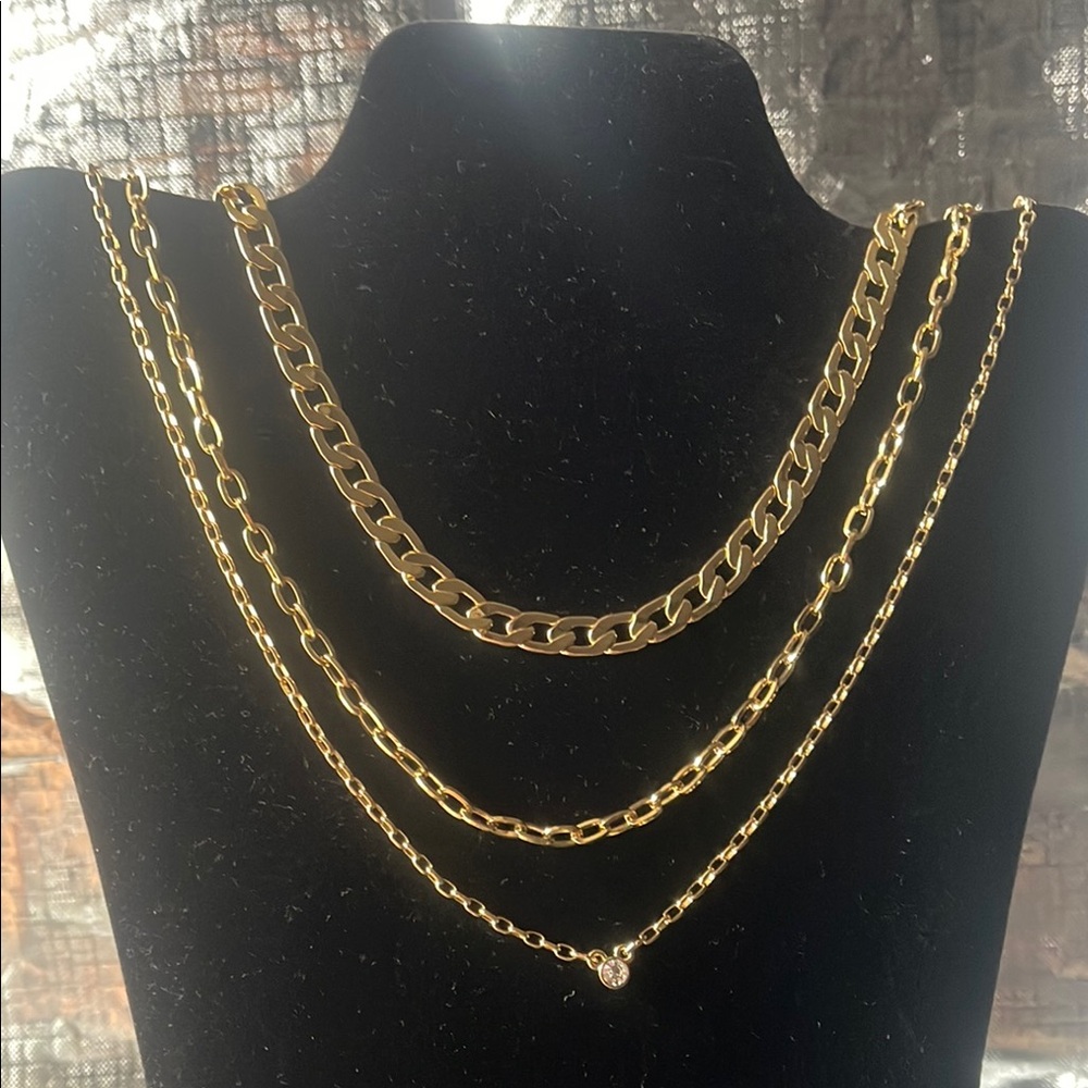 Elegant golf Layered Necklace